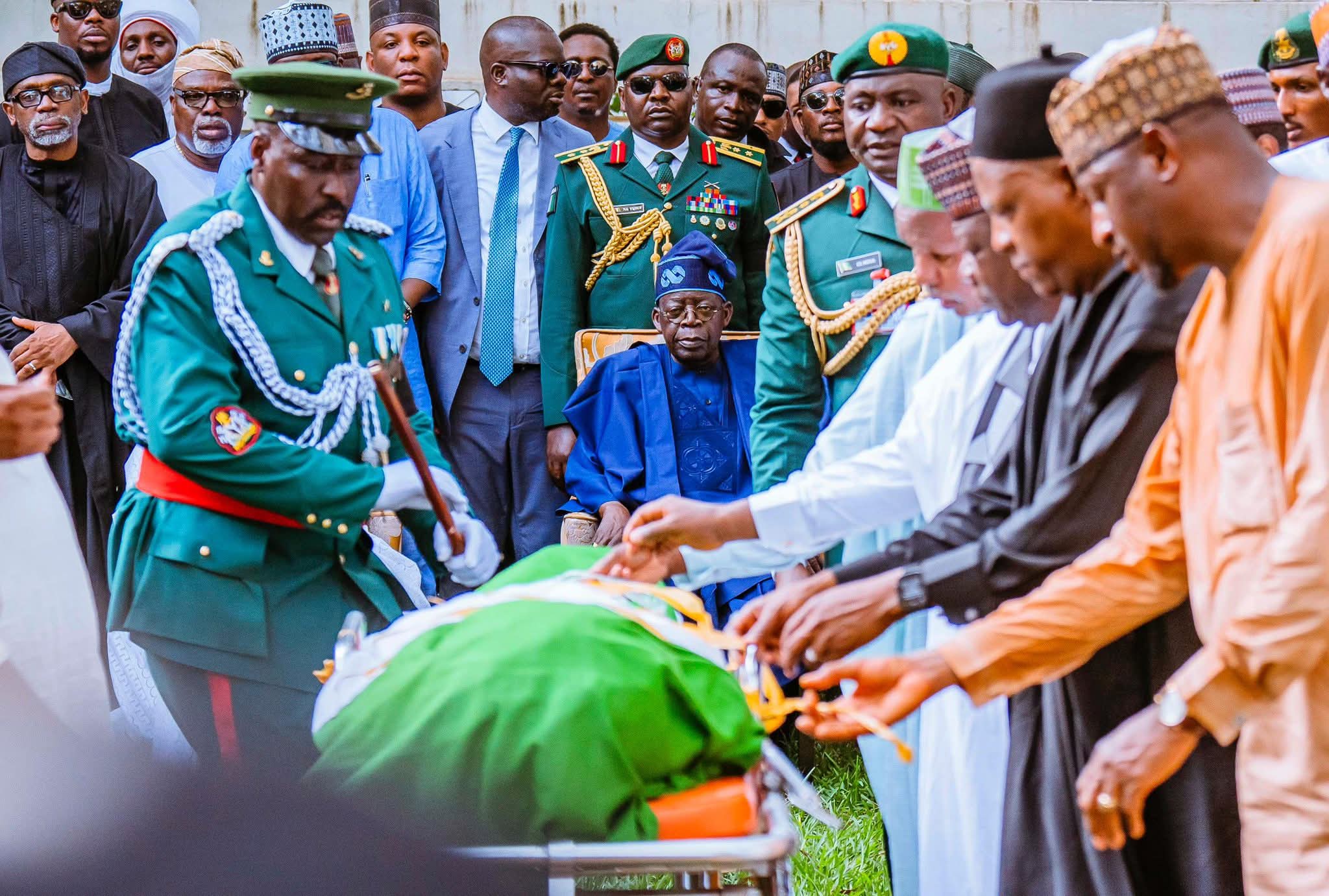 FORMER PRESIDENT BUHARI LAID TO REST IN DAURA