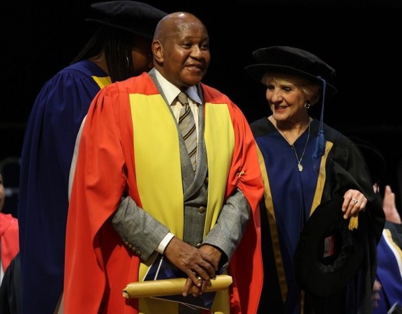 SA football legend Kaizer Motaung honoured with doctorate
