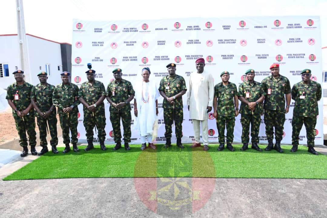 Army chief commissions affordable housing in Ibadan